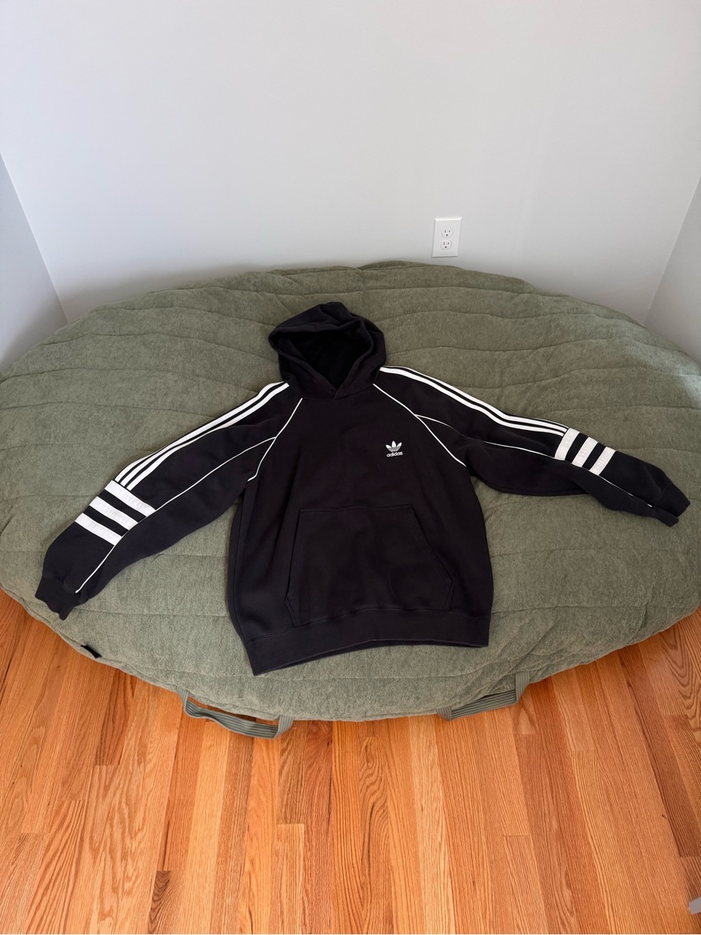 Adidas SB Black Trefoil Hoodie